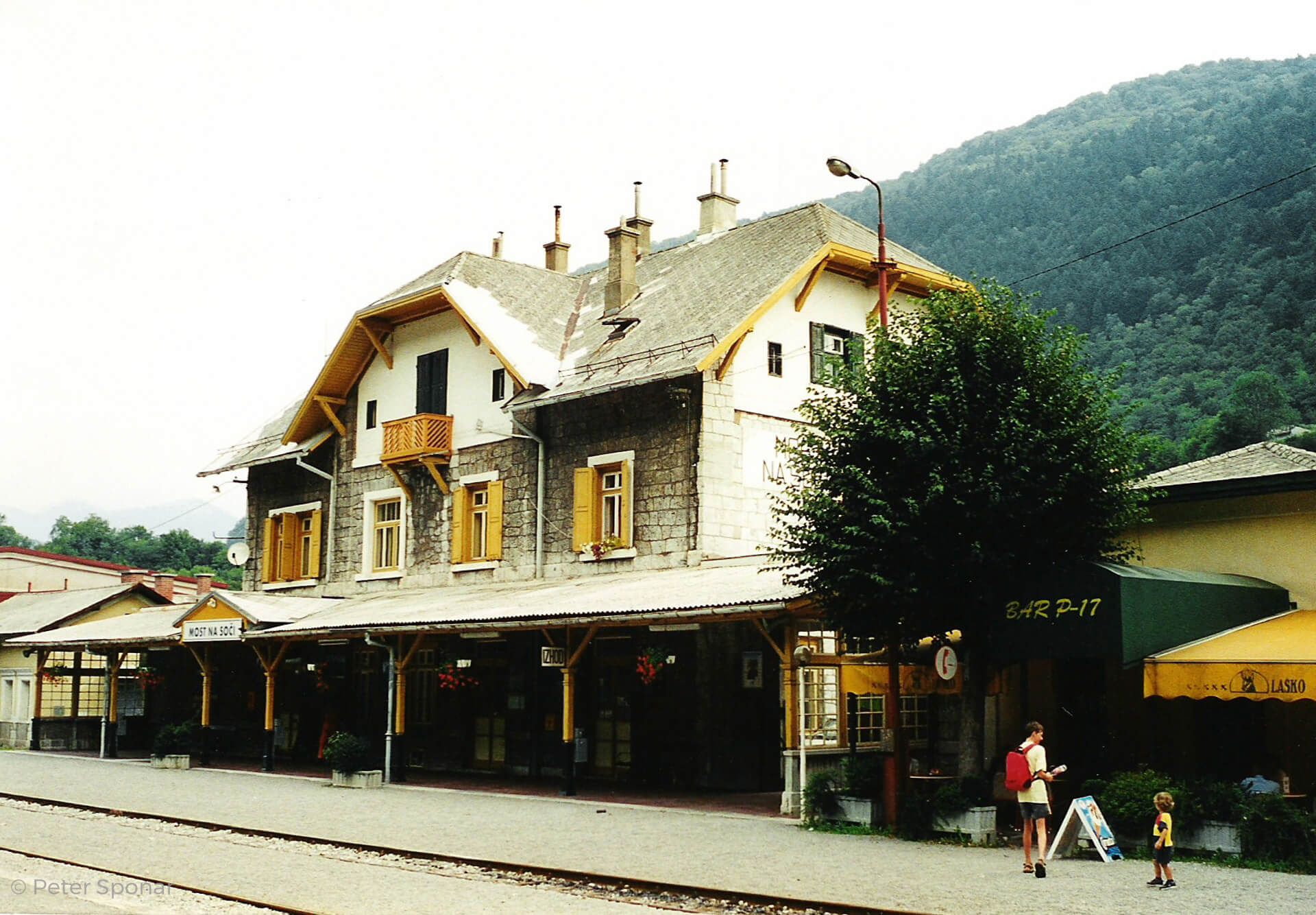 Der Bahnhof von Most na Soči