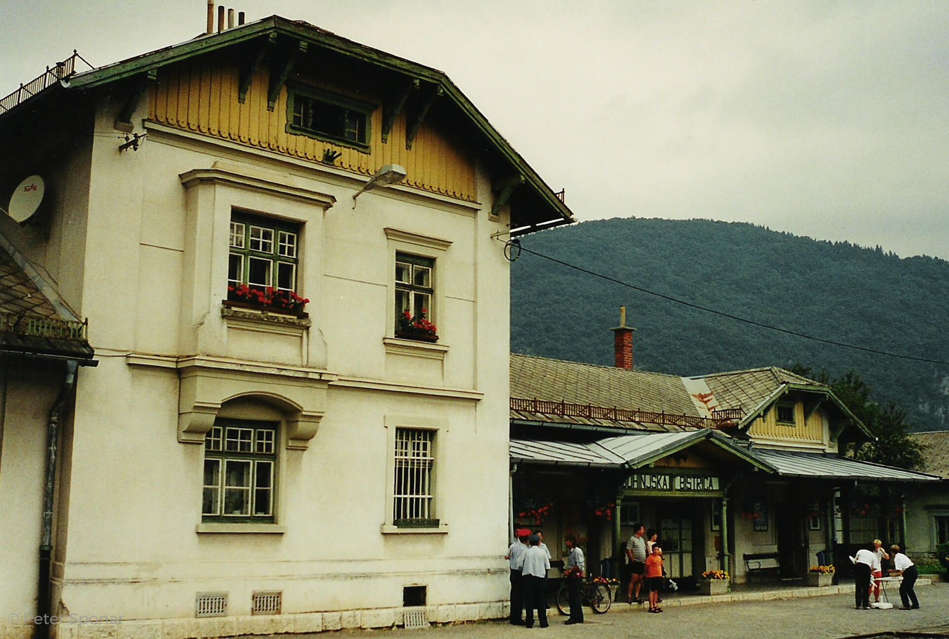 Der Bahnhof von Bohinjska Bistrica/Slowenien