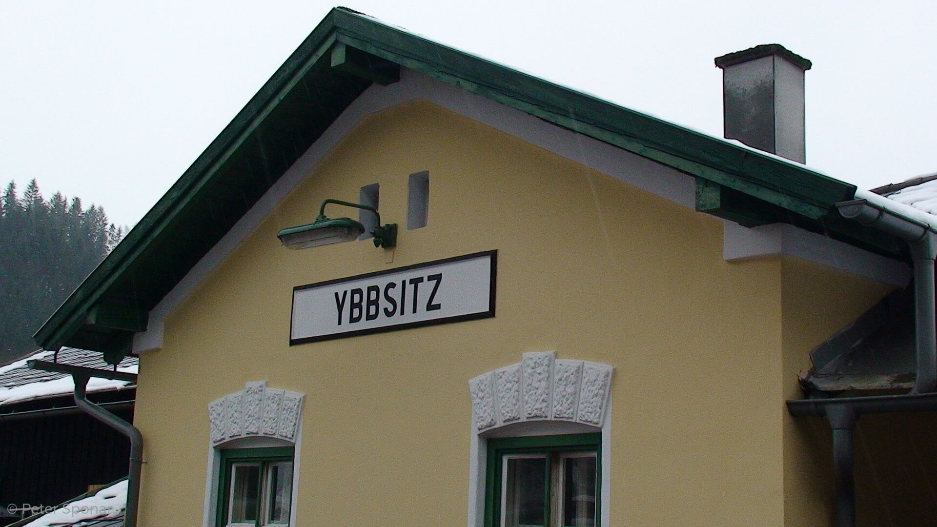 Der Bahnhof Ybbsitz in Niederösterreich