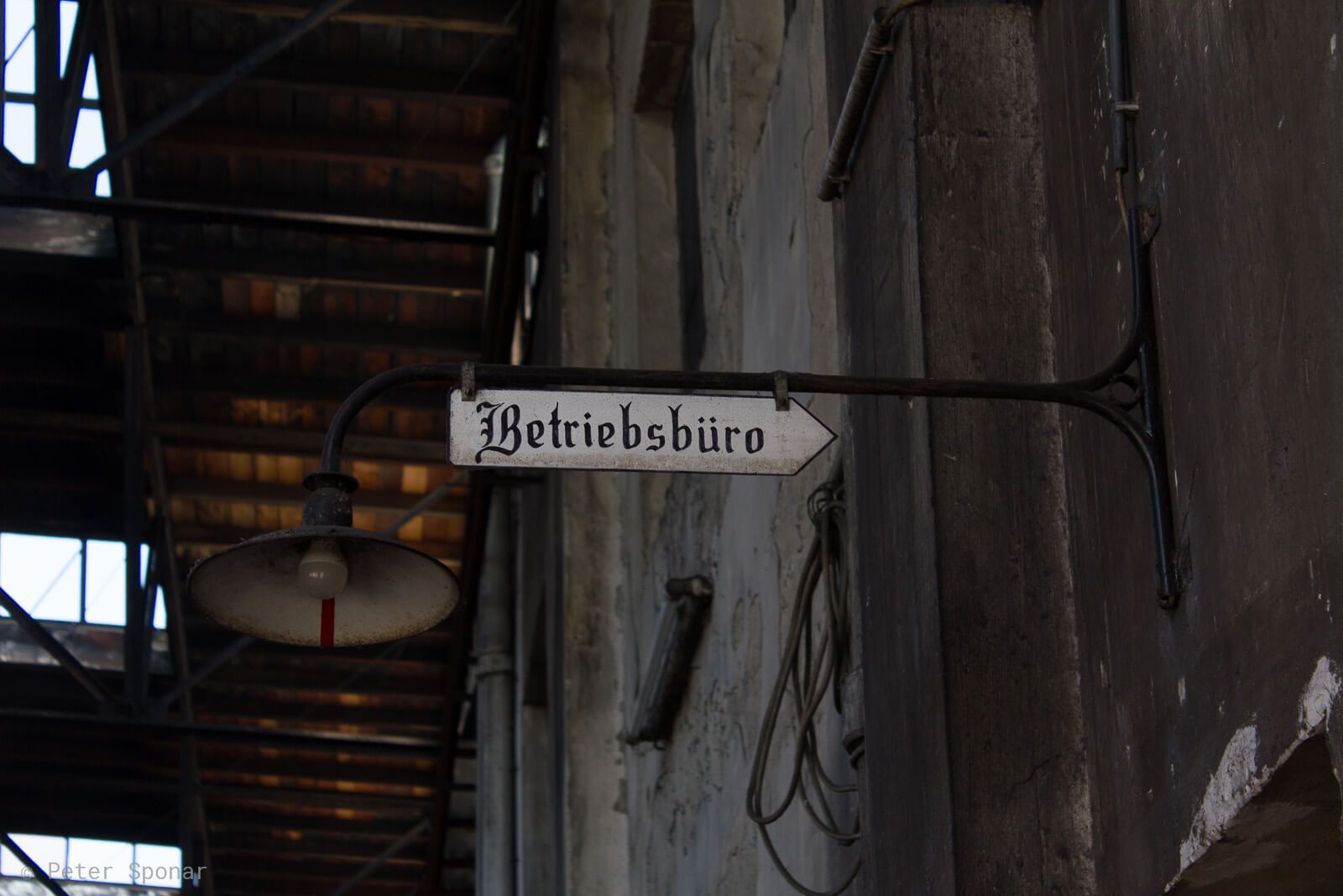 Im Heizhaus, Betriebsbüro