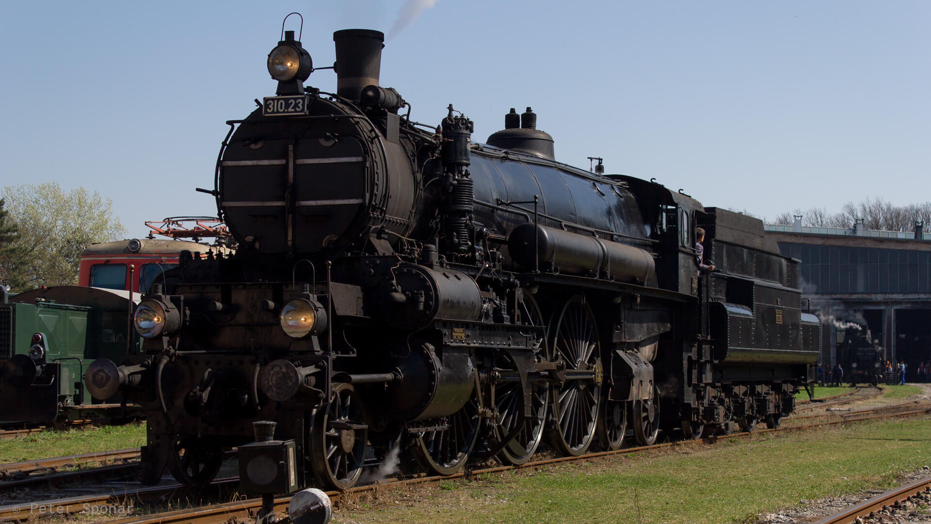 kkStB 301.23 im Eisenbahnmuseum Strasshof bei der Lokparade